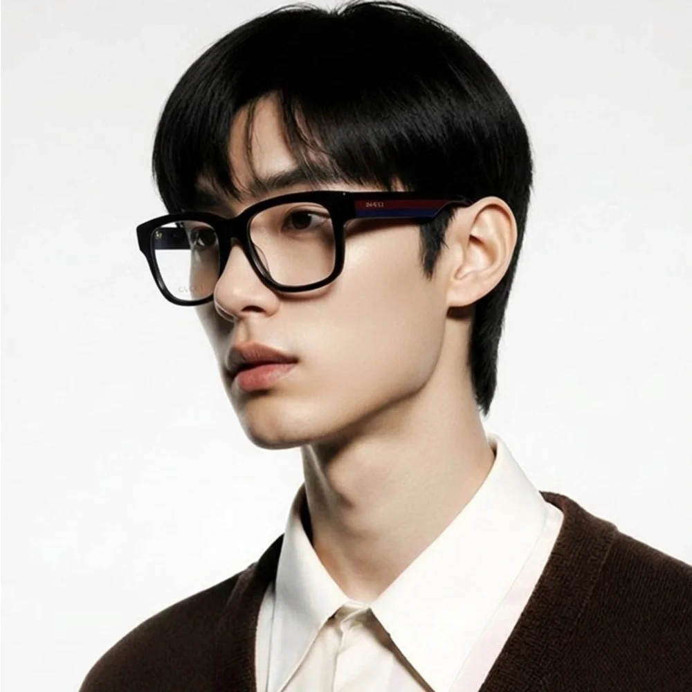 Gucci GG1303O 006  Black Square Acetate Eyeglasses